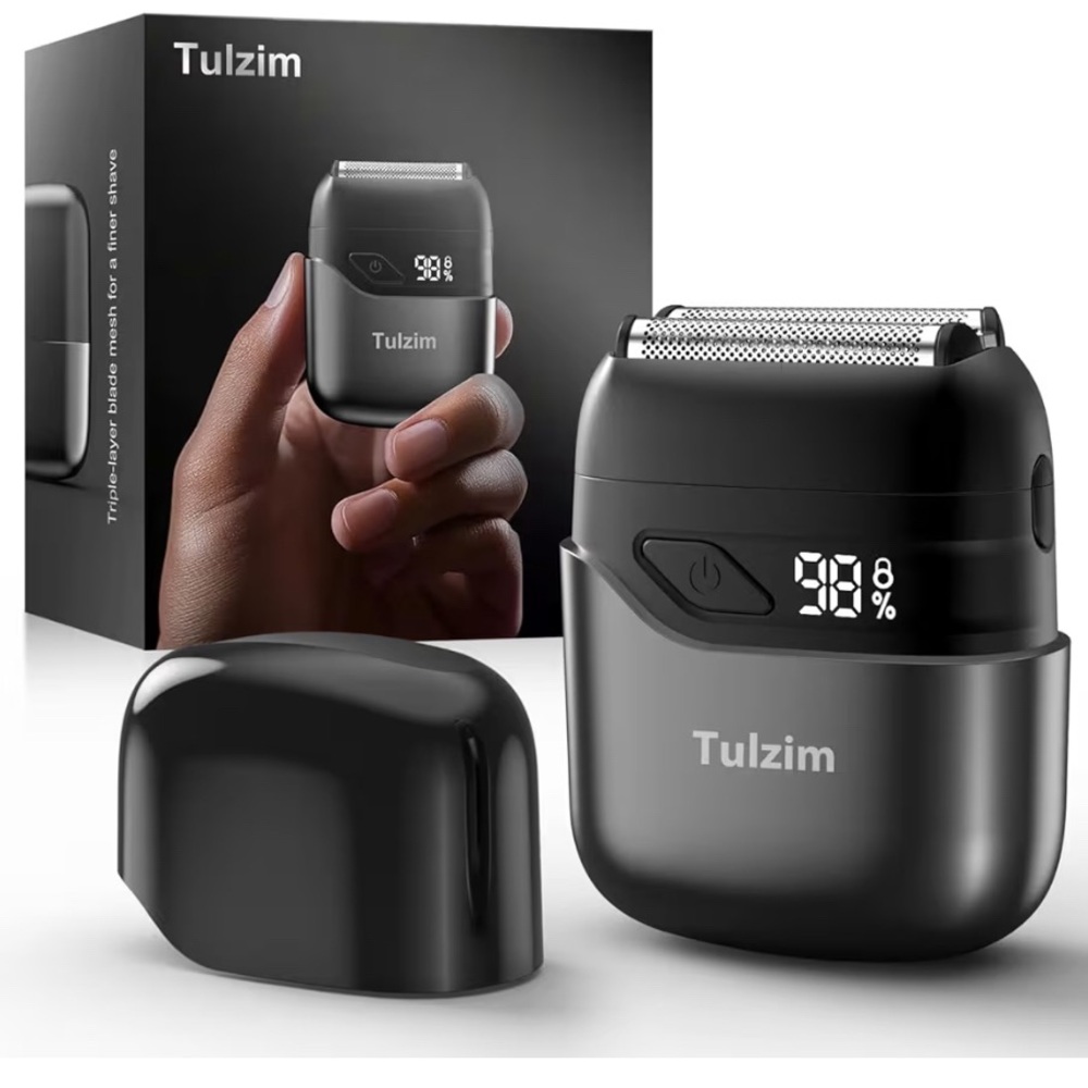 Tulzim Black Electric Shaver